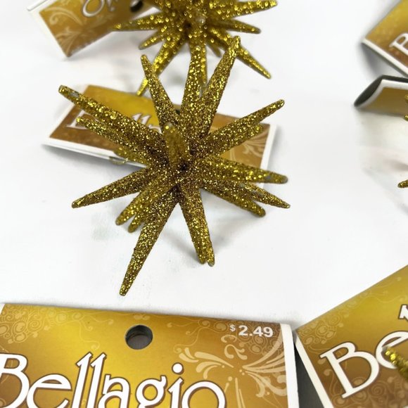 Garden Ridge Bellagio Ornament lot of 23 Gold Glitter Christmas Tree - Picture 6 of 7